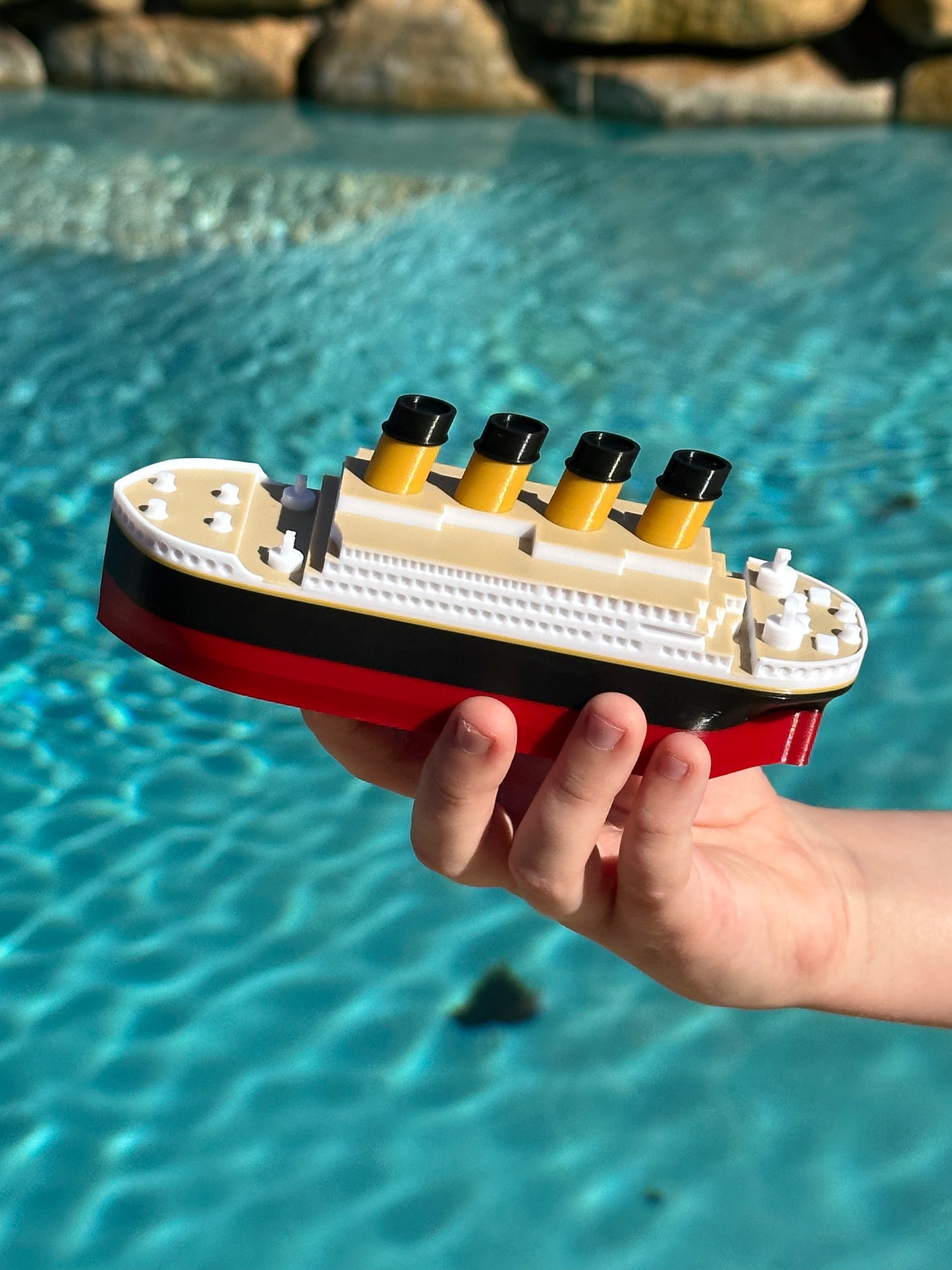 The Original Floating Titanic Bath Toy from Tubtastic with free large Iceberg. Bath toy, Pool toy, RMS Titanic.