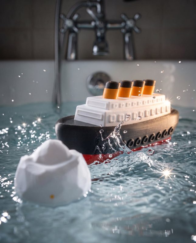 Little Titanic just set sail